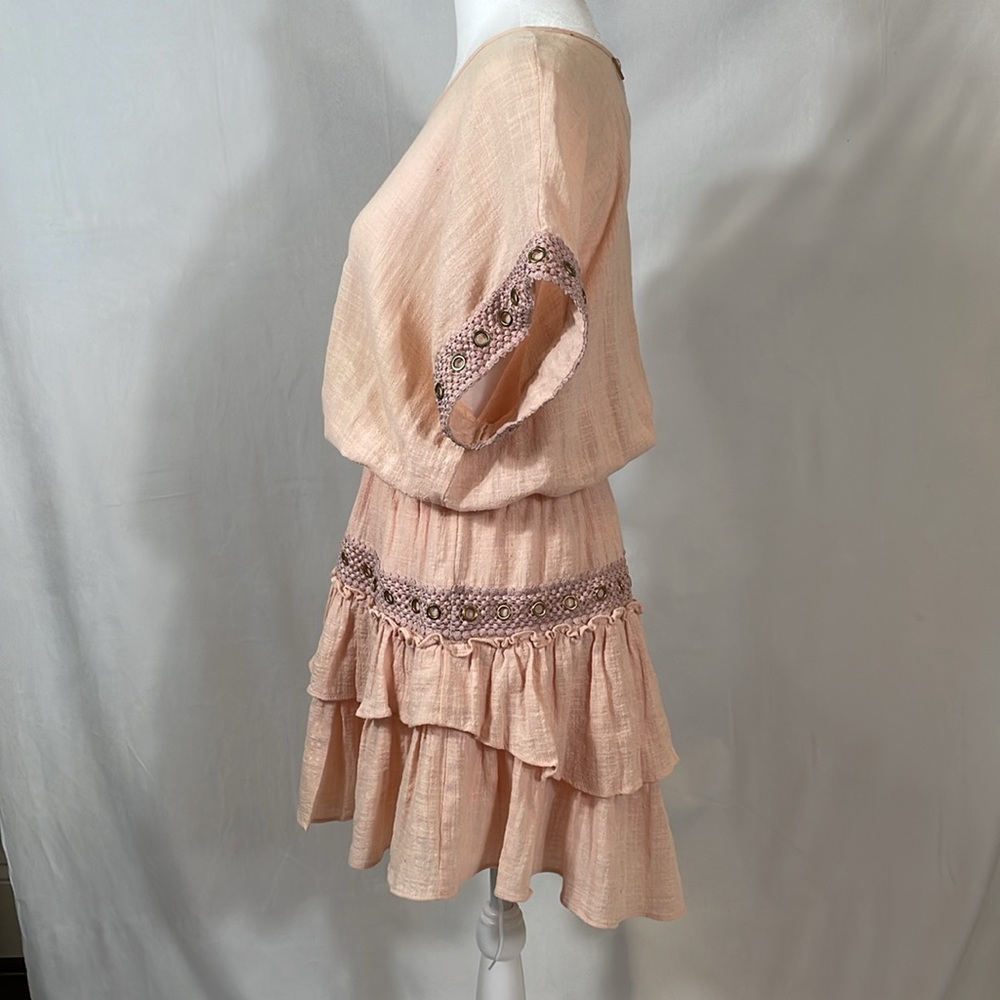 MISA Los Angelos Dress S Layered Look 87% Cotton 13% Rayon Some Wear - Picture 9 of 16